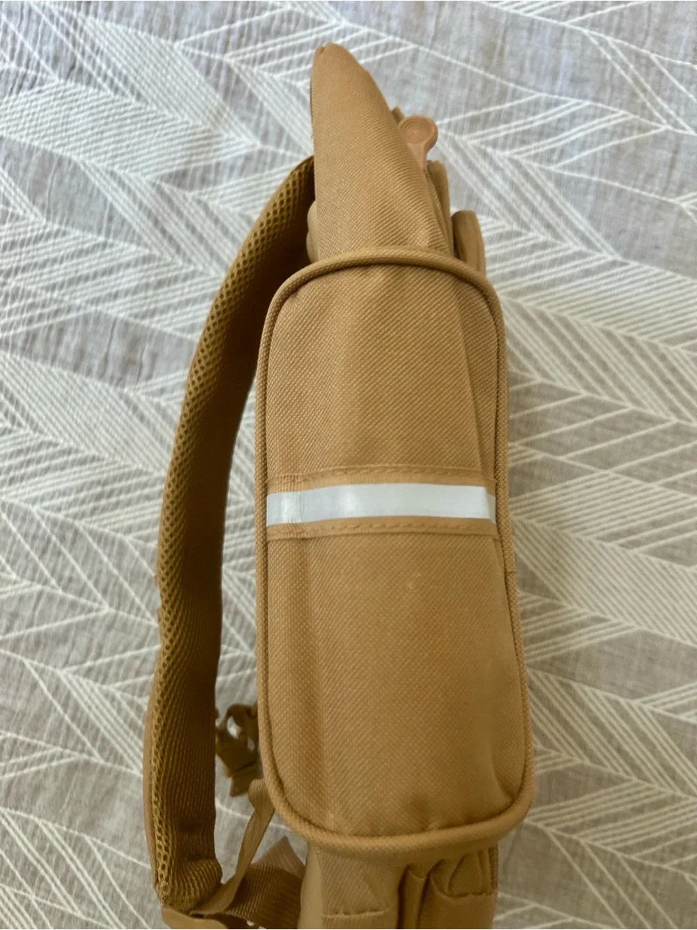 Khaki Tan Multi Pocket Heavy Duty Laptop School Travel Backpack NWOT
